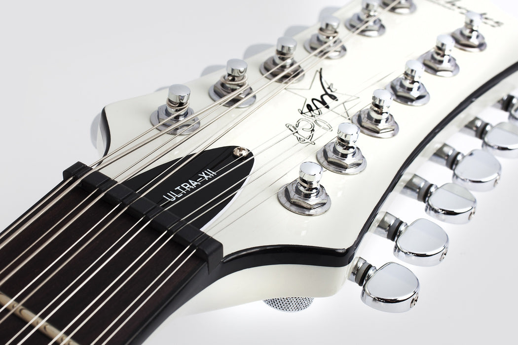 Schecter Robert Smith Ultracure XII Electric Guitar - Vintage White