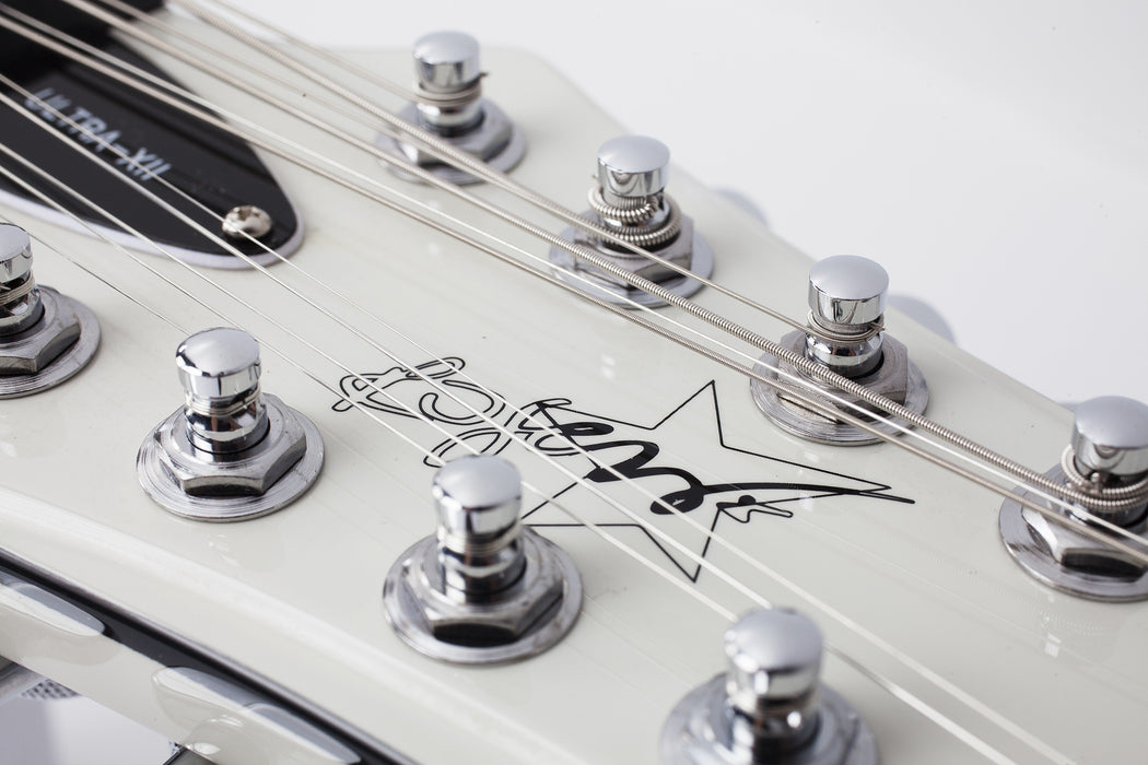 Schecter Robert Smith Ultracure XII Electric Guitar - Vintage White