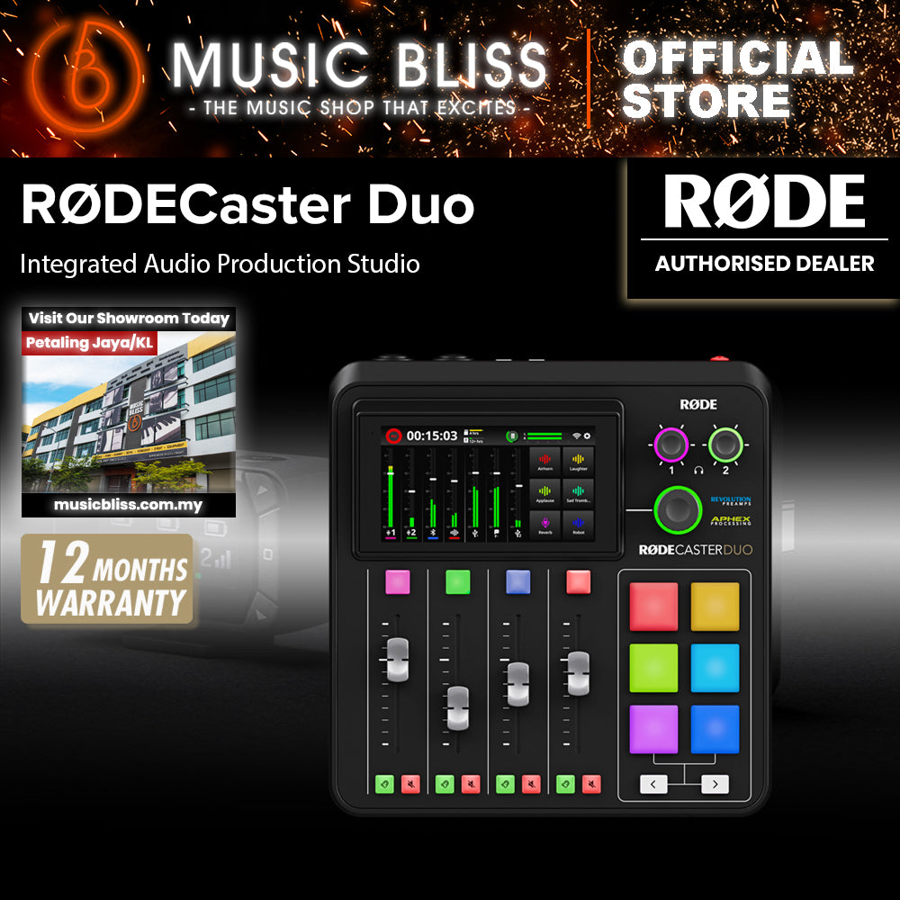 Rode RODECaster Duo Integrated Audio Production Studio | Music Bliss ...