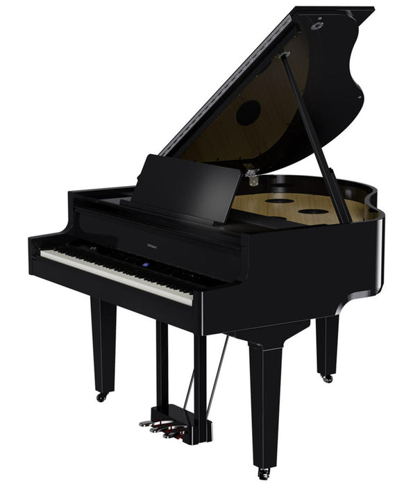 Roland GP-9M Digital Grand Piano with Bench - Polished Ebony - Music Bliss Malaysia