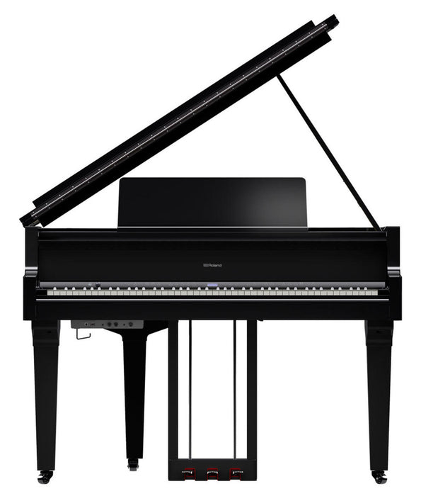 Roland GP-9M Digital Grand Piano with Bench - Polished Ebony - Music Bliss Malaysia