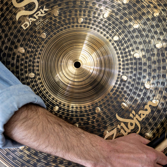 Zildjian SD4680 S Dark Cymbal Pack - 14" Hi-hats, 16" and 18" Crashes, and 20" Ride