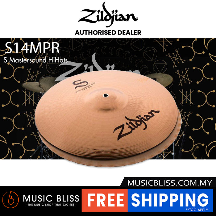 Zildjian 14" S Series Mastersound Hi-Hat Cymbals - Pair