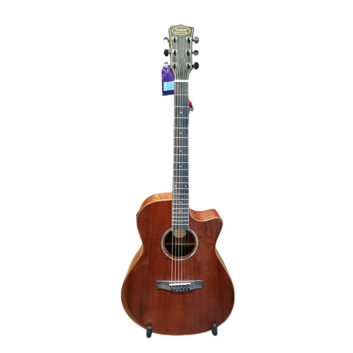 SQOE S360TSKEQ Solid Top Acoustic Electric Guitar