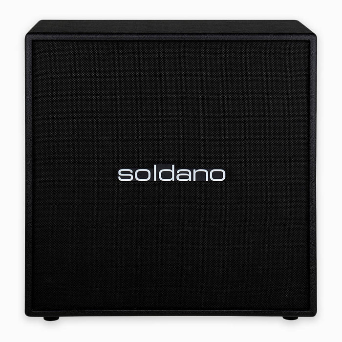 Soldano 412 Straight Cabinet 4x12" Extension Cabinet - Black - Music Bliss Malaysia
