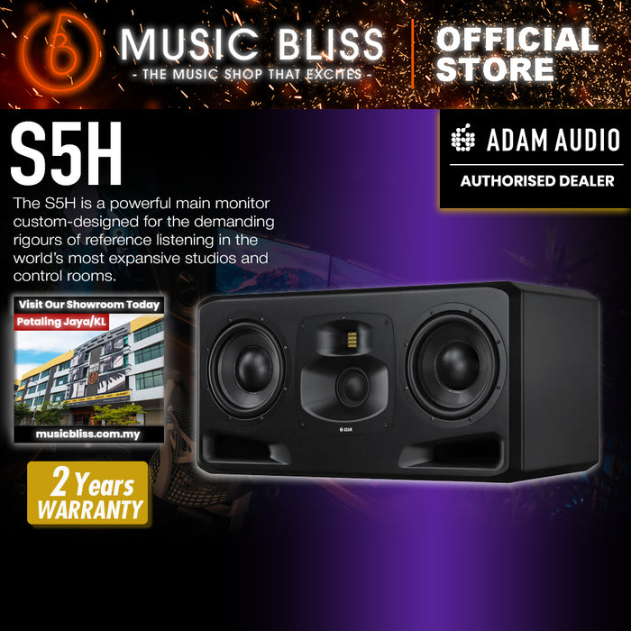 ADAM Audio S5H Dual 10 inch 3-way Powered Studio Monitor