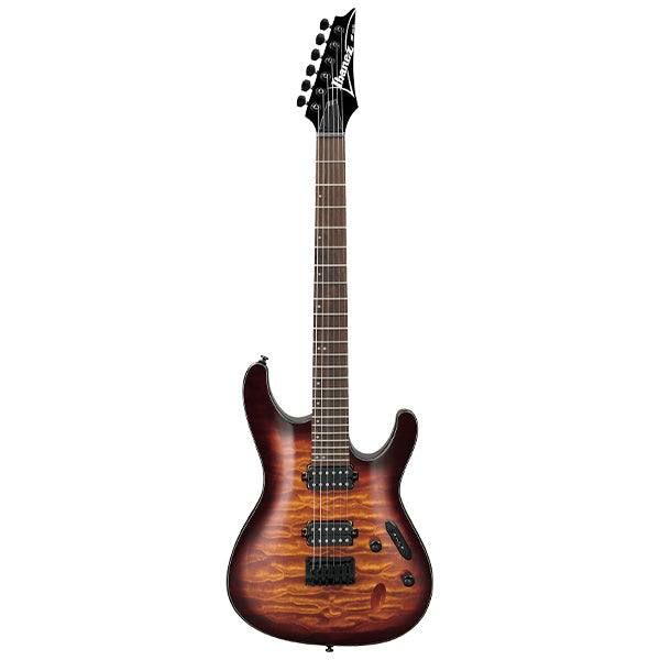 Ibanez S621QM Electric Guitar - Dragon Eye Burst