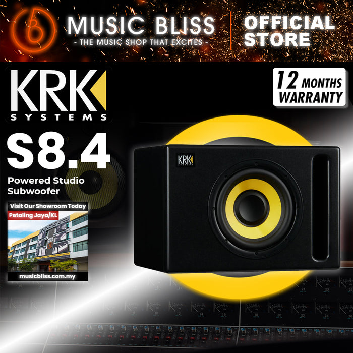 KRK S8.4 8" Powered Studio Subwoofer