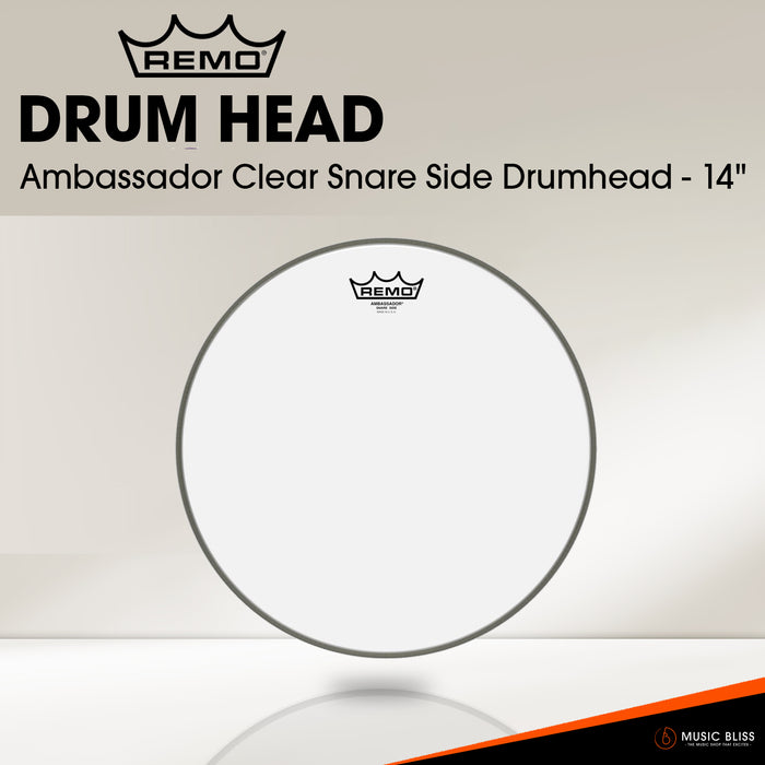 Remo Ambassador Clear Snare Side Drumhead - 14"