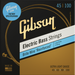 GIBSON ACCESSORIES BRITE WIRE ELECTRIC BASS STRINGS - .045-.100 ULTRA LIGHT LONG SCALE (SBG-LSUL) - Music Bliss Malaysia