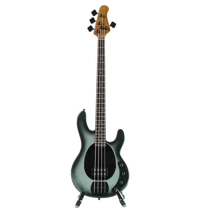 SQOE SBMS200 4 String Bass Guitar - Silver Blackburst
