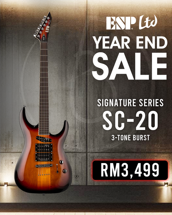 ESP LTD SC-20 Electric Guitar - 3-Tone Burst