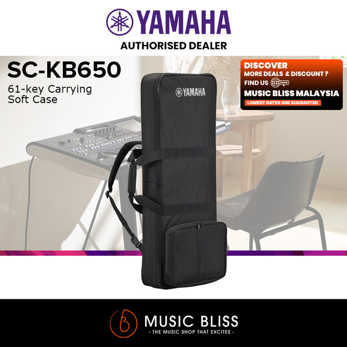 Yamaha SC-KB650 61-key Carrying Soft Case for PSR-SX920/SX720/SX600, PSR-E473