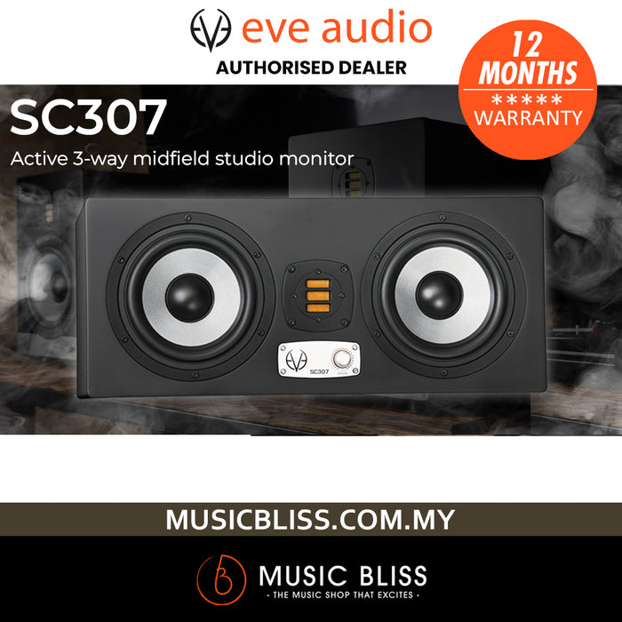EVE Audio SC307 3-way 7" Nearfield Active Studio Monitor - Pair