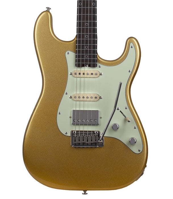 Schecter Nick Johnston Traditional HSS 10th Anniversary Electric Guitar - Atomic Saffron
