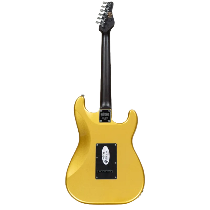 Schecter Nick Johnston Traditional HSS 10th Anniversary Left-handed Electric Guitar - Atomic Saffron