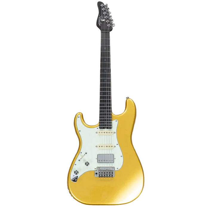 Schecter Nick Johnston Traditional HSS 10th Anniversary Left-handed Electric Guitar - Atomic Saffron