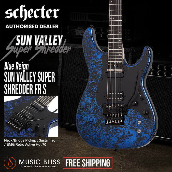 Schecter Svss FR-S Blue Reign Electric Guitar - Blue Reign