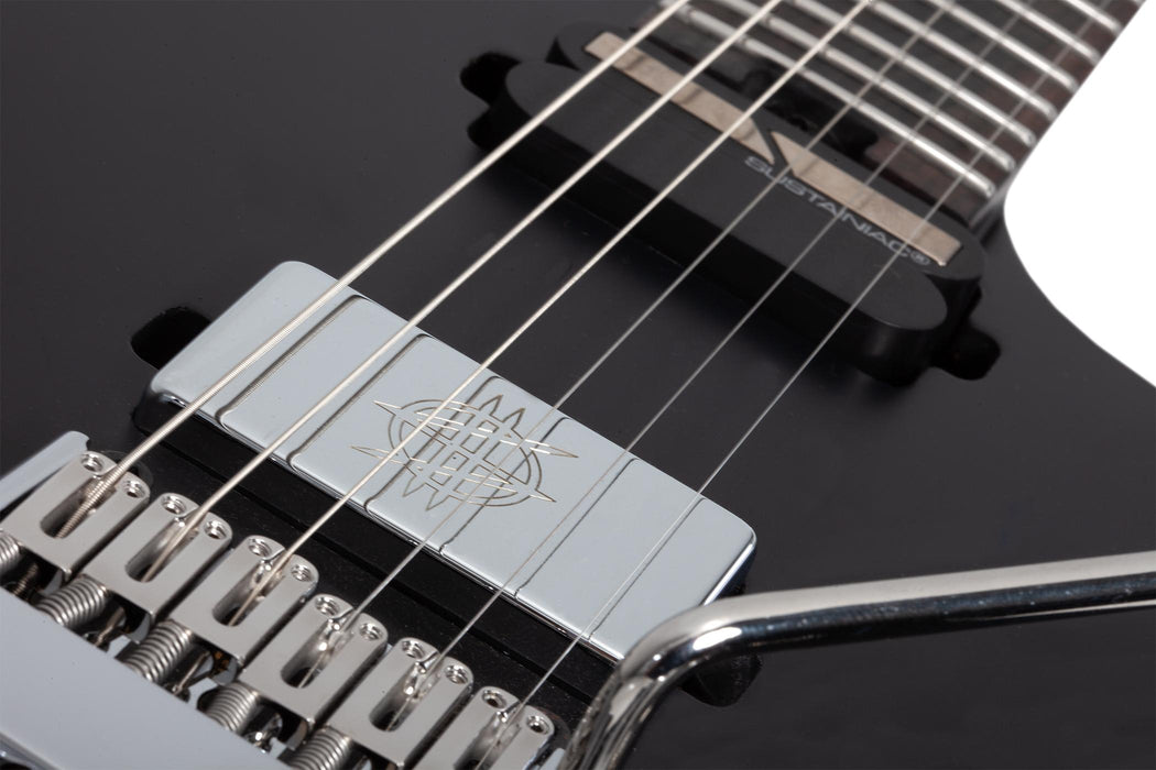 Schecter Synyster Gates Custom-6 TR-S Signature Headless Electric Guitar - Black