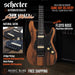 Schecter Sun Valley Super Shredder - Exotic Black Limba - Music Bliss Malaysia