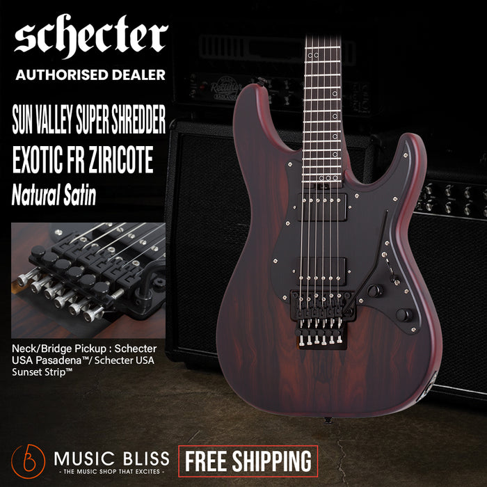Schecter Svss Exotic Ziricote Electric Guitar - Ziricote