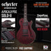 Schecter Solo-II Apocalypse Electric Guitar - Red Reign [MIK] - Music Bliss Malaysia