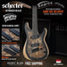 Schecter Reaper-7 Multiscale - Satin Charcoal Burst [MII] - Music Bliss Malaysia