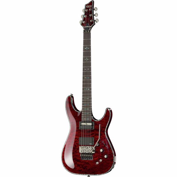 Schecter Hellraiser C-1 with Sustainiac, EMG & Floyd Rose - Black Cherry [MIK]