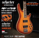 Schecter Omen Extreme-4 - Vintage Sunburst [MII] - Music Bliss Malaysia