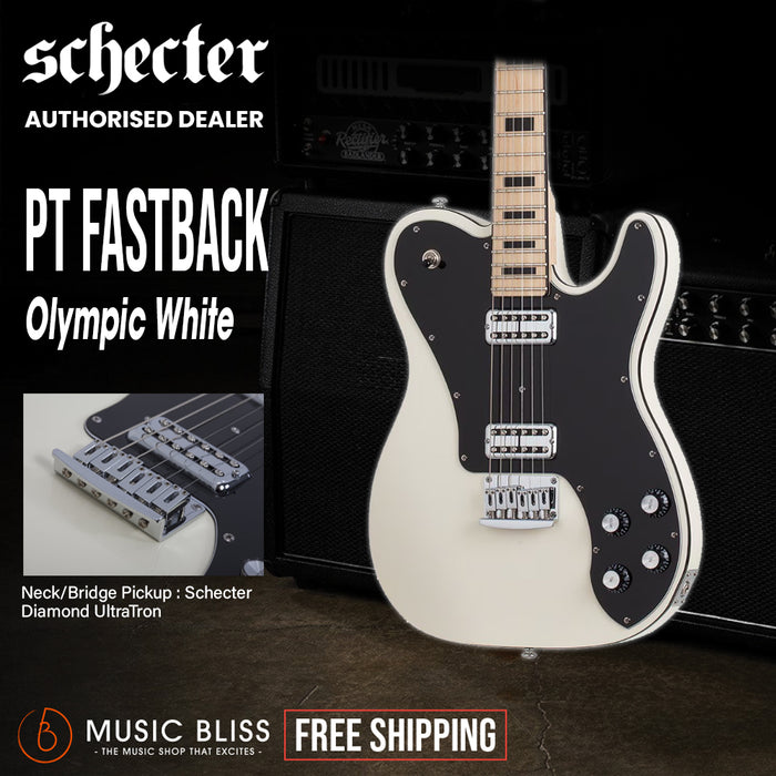 Schecter PT Fastback Electric Guitar - Olympic White