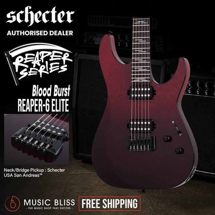 Schecter Reaper-6 Elite Electric Guitar - Bloodburst
