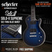 Schecter Solo-II Supreme Electric Guitar - See Thru Blue Burst - Music Bliss Malaysia