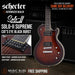 Schecter Solo-II Supreme Electric Guitar - Cat's Eye Black Burst - Music Bliss Malaysia