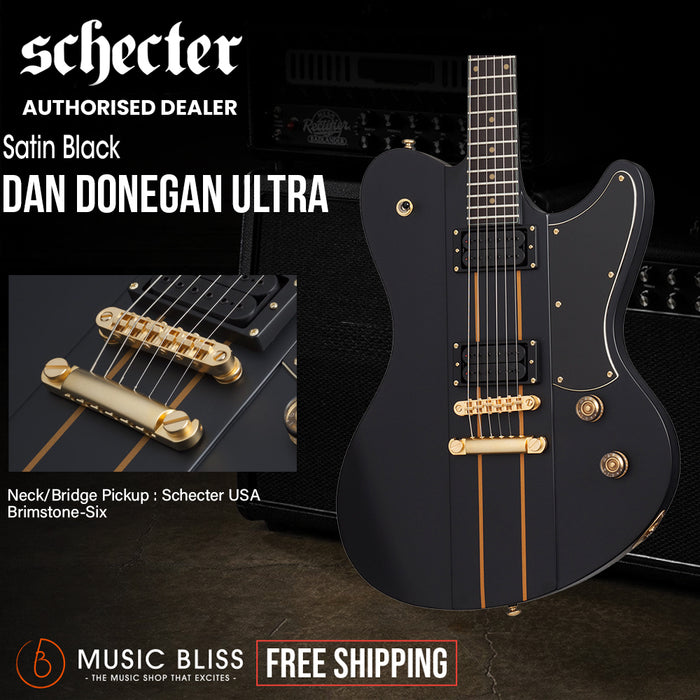 Schecter Dan Donegan Ultra Electric Guitar - Satin Black