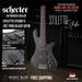 Schecter Stiletto Studio-5 - See-Thru Black Satin [MIK] - Music Bliss Malaysia