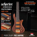 Schecter Stiletto Studio-6 6-String Electric Bass Guitar - Honey Satin [MIK] - Music Bliss Malaysia