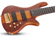 Schecter Stiletto Studio-6 6-String Electric Bass Guitar - Honey Satin [MIK] - Music Bliss Malaysia