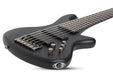 Schecter Stiletto Studio-6 6-String Electric Bass Guitar - See-Thru Black Satin [MIK] - Music Bliss Malaysia