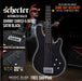 Schecter Johnny Christ-5 Bass Guitar - Satin Black - Music Bliss Malaysia