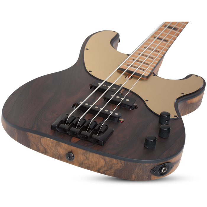 Schecter Model-T 4 Exotic Electric Bass Guitar - Ziricote