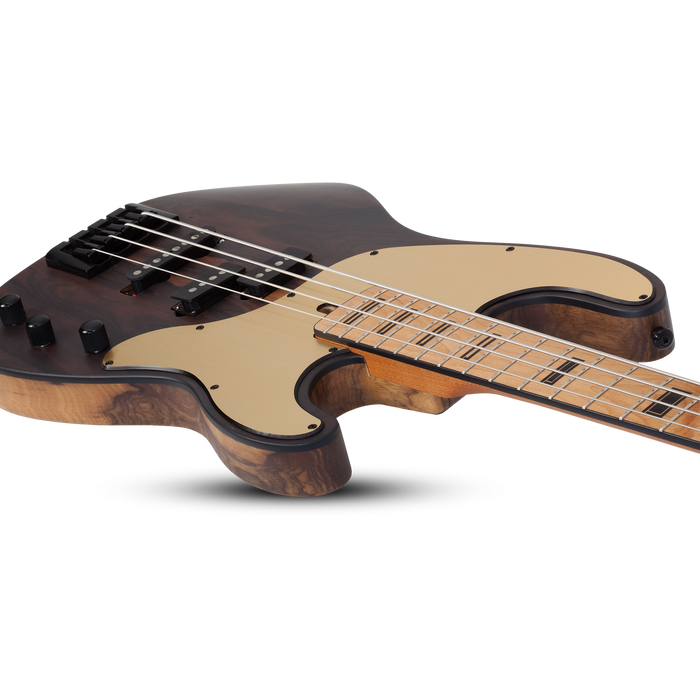 Schecter Model-T 4 Exotic Electric Bass Guitar - Ziricote