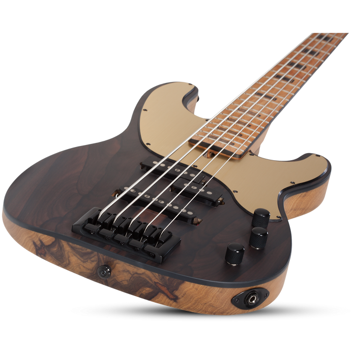 Schecter Model-T 5 Exotic Electric Bass Guitar - Ziricote