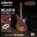 Schecter Hellcat-VI - 3-Tone Sunburst Pearl [MIK] - Music Bliss Malaysia