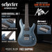 Schecter Aaron Marshall AM-7 7-string Electric Guitar - Cobalt Slate - Music Bliss Malaysia