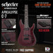 Schecter C-7 Apocalypse 7-string Electric Guitar - Red Reign [MIK] - Music Bliss Malaysia