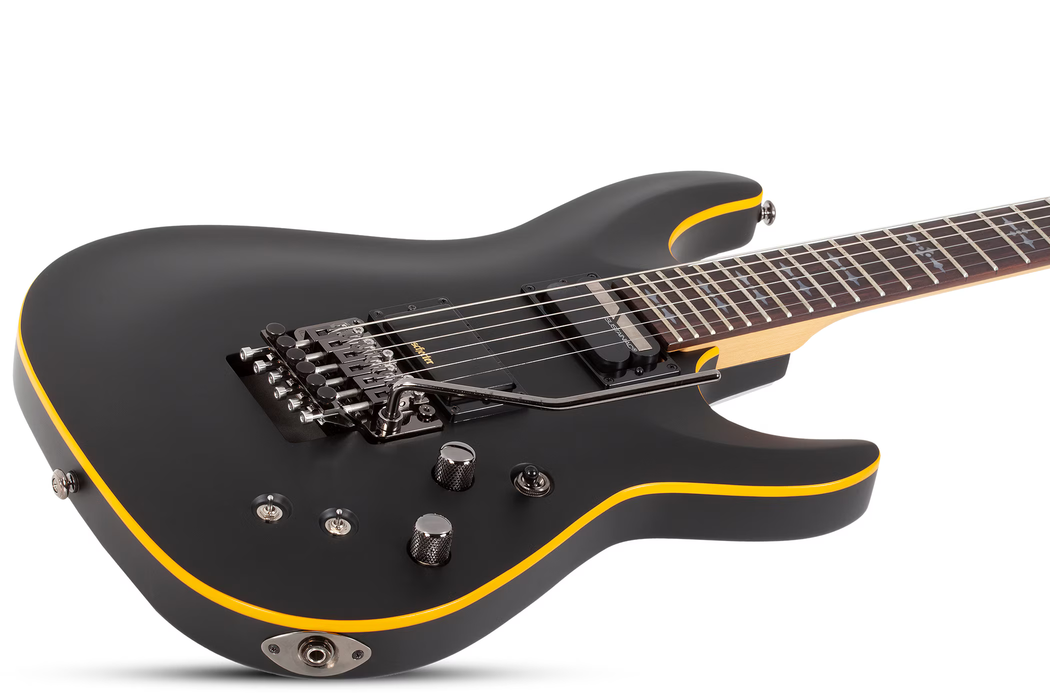 Schecter Demon-6 FR-S Electric Guitar - Satin Black