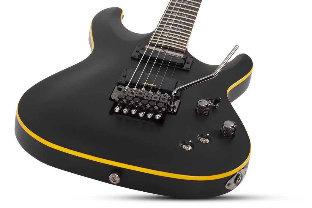 Schecter Demon-6 FR-S Electric Guitar - Satin Black