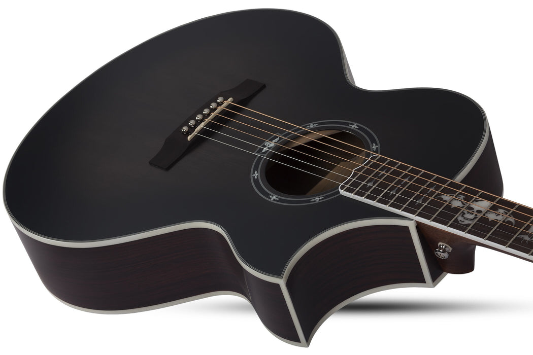 Schecter Synyster Gates SYN GA SC Acoustic-electric Guitar - Trans Black Burst Satin