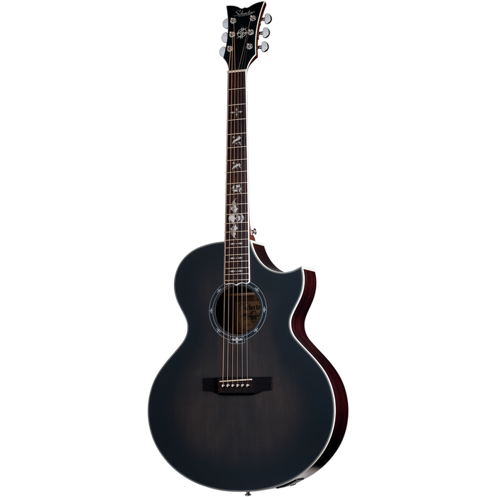 Schecter Synyster Gates SYN GA SC Acoustic-electric Guitar - Trans Black Burst Satin