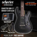 Schecter SGR C-7 Electric Guitar - Midnight Satin Black - Music Bliss Malaysia
